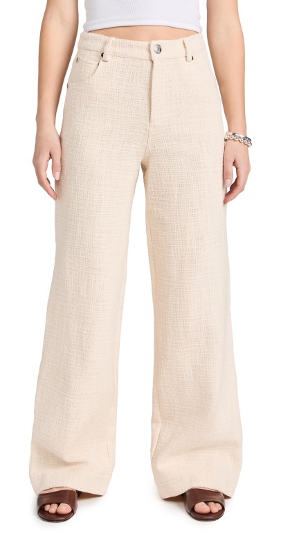 STAUD Grayson Pants Ivory