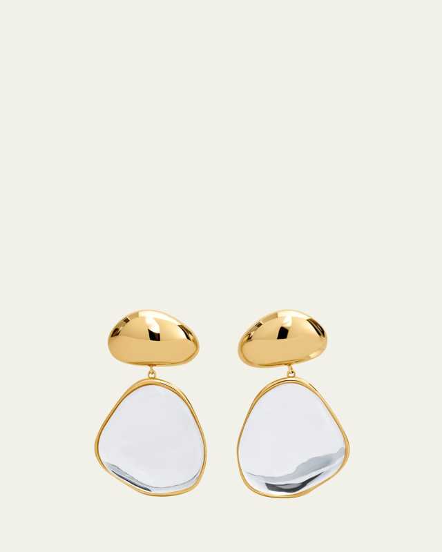 Bubble Lucite Drop Earrings