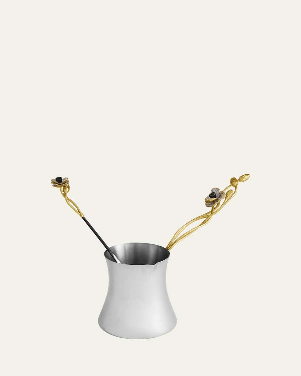 Anemone Large Coffee Pot With Spoon