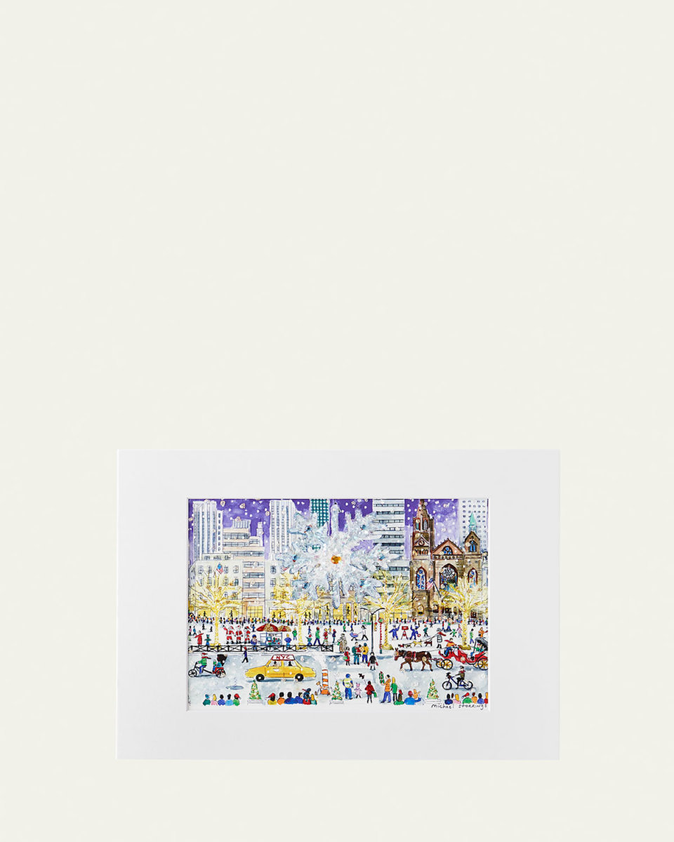 "Christmas on Fifth Ave" Art Print