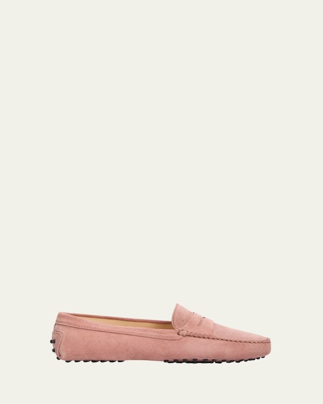 Gommini Suede Driver Penny Loafers