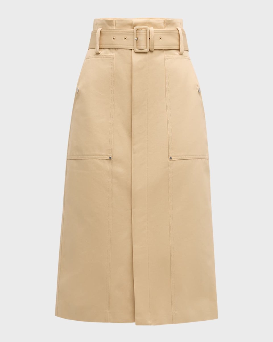 Maia Belted Midi Cargo Skirt