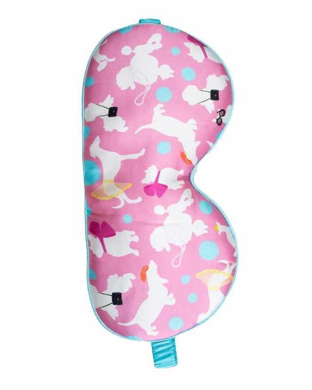 Oversized Dog-Print Eye Mask