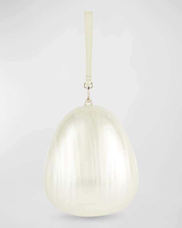 Large Pearly Egg Crossbody Bag