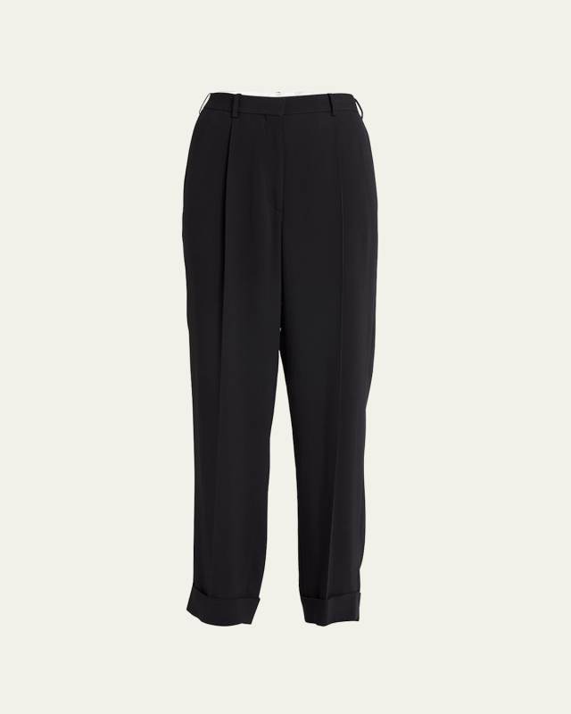 Babilon Pleated Straight-Leg Trousers