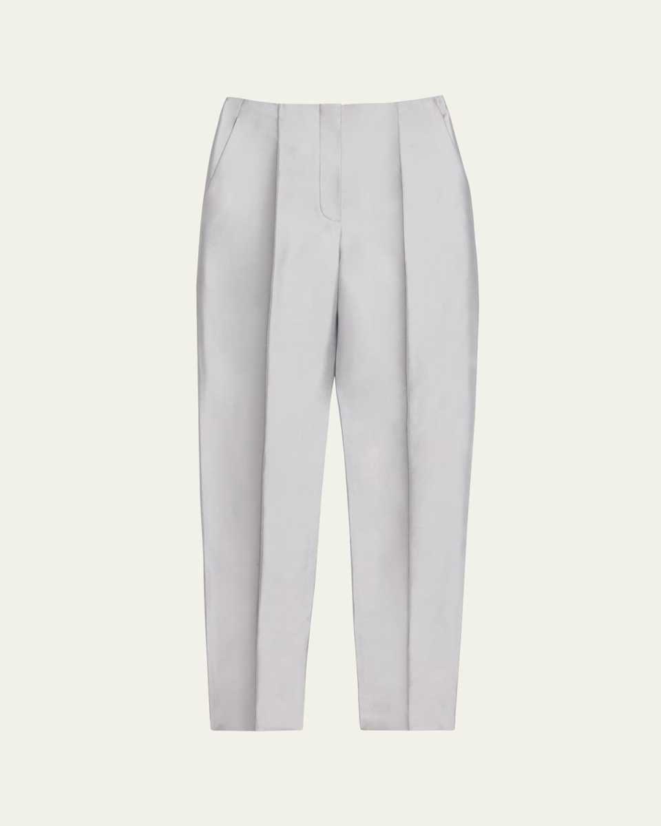 Shantung Twill Slim Tapered Pants