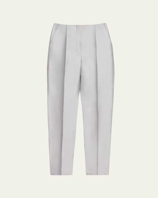 Shantung Twill Slim Tapered Pants