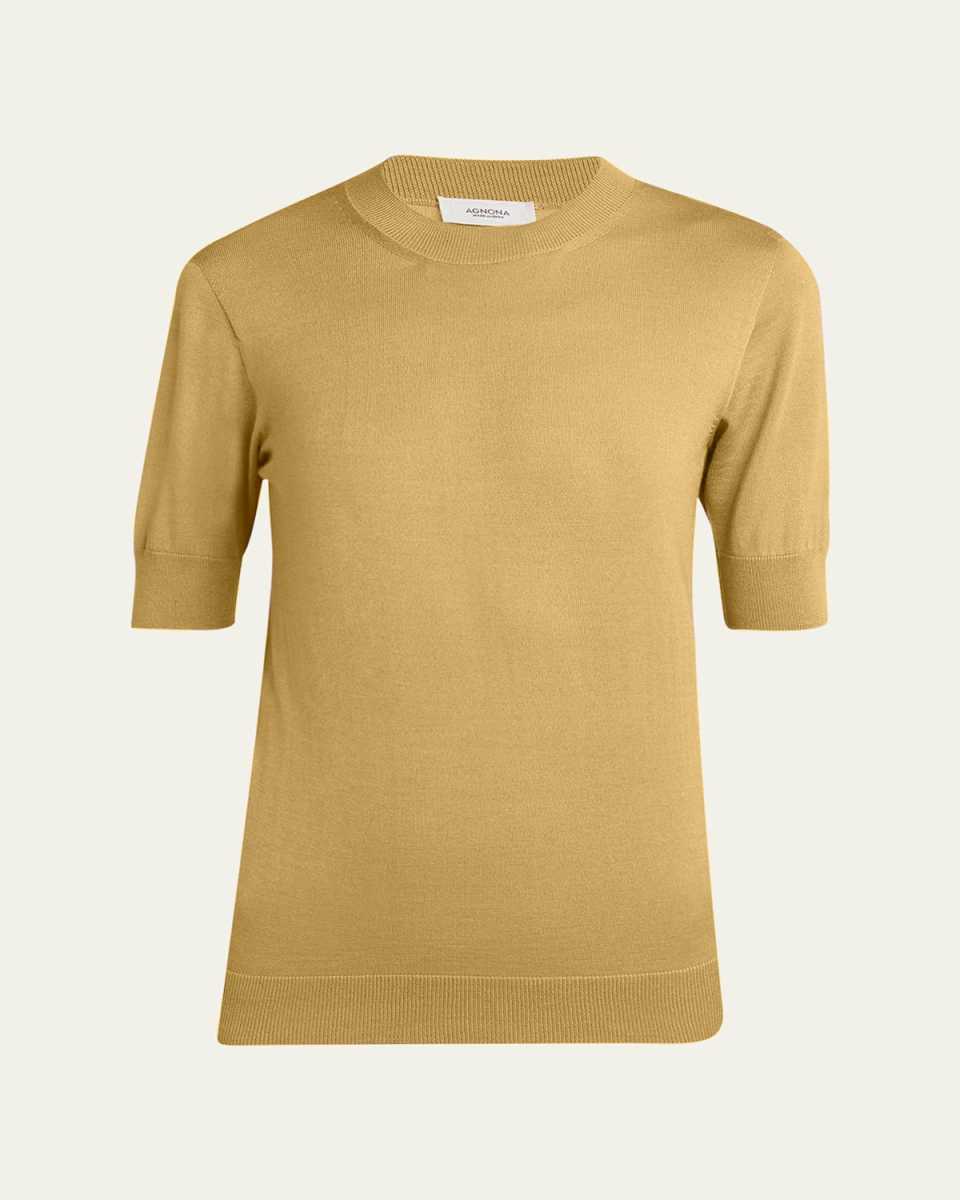 Cashmere Silk Jersey T-Shirt
