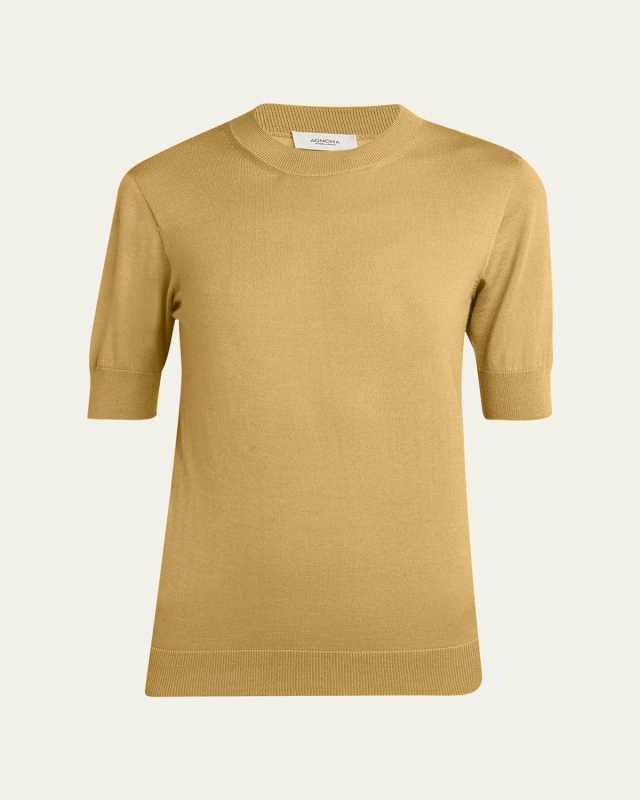 Cashmere Silk Jersey T-Shirt