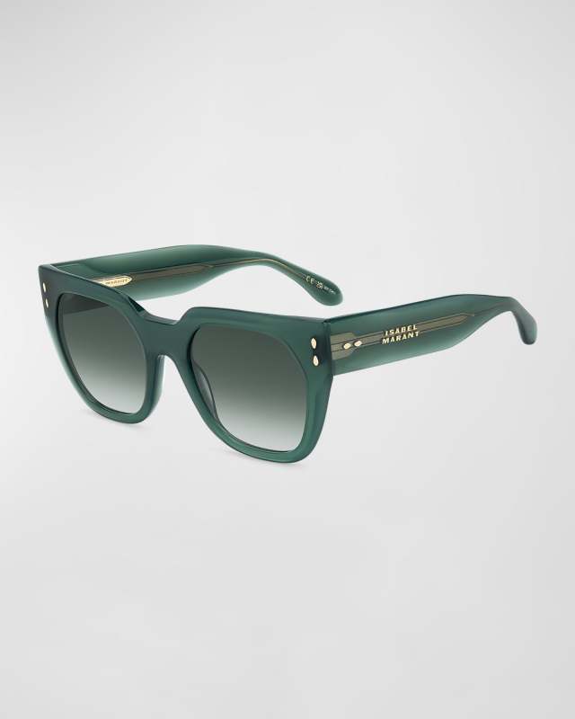 Logo Acetate Cat-Eye Sunglasses