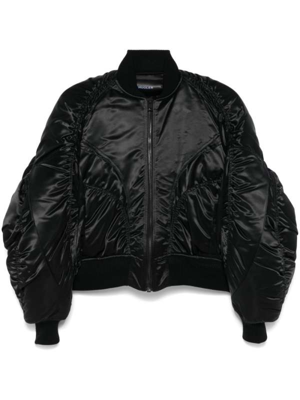 satin bomber jacket