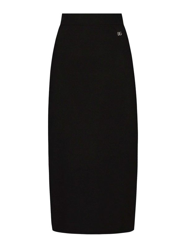 Dolce & Gabbana Jupe Midi - Noir