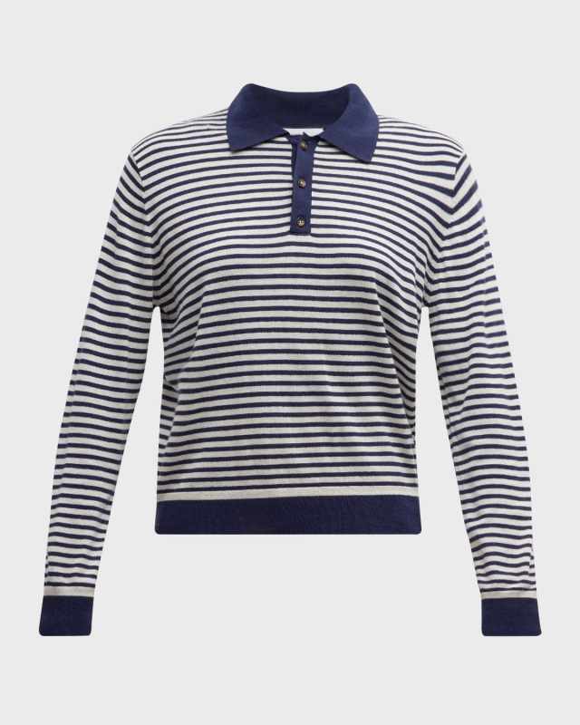 Stripe Classic Sweater Polo
