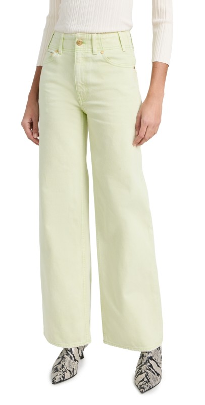 Ulla Johnson The Elodie Jeans Pistachio Wash
