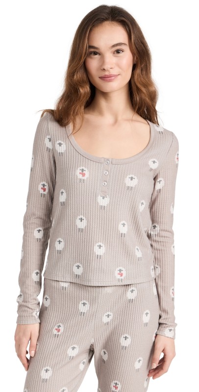 Z Supply Fireside Sheep Top Burlap