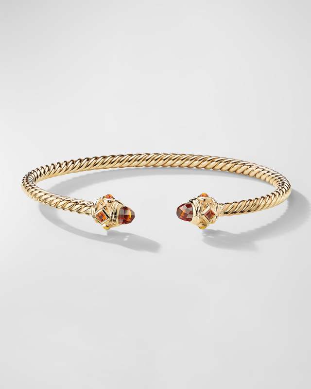 3.5mm Renaissance CableSpira Bracelet in 18K Gold