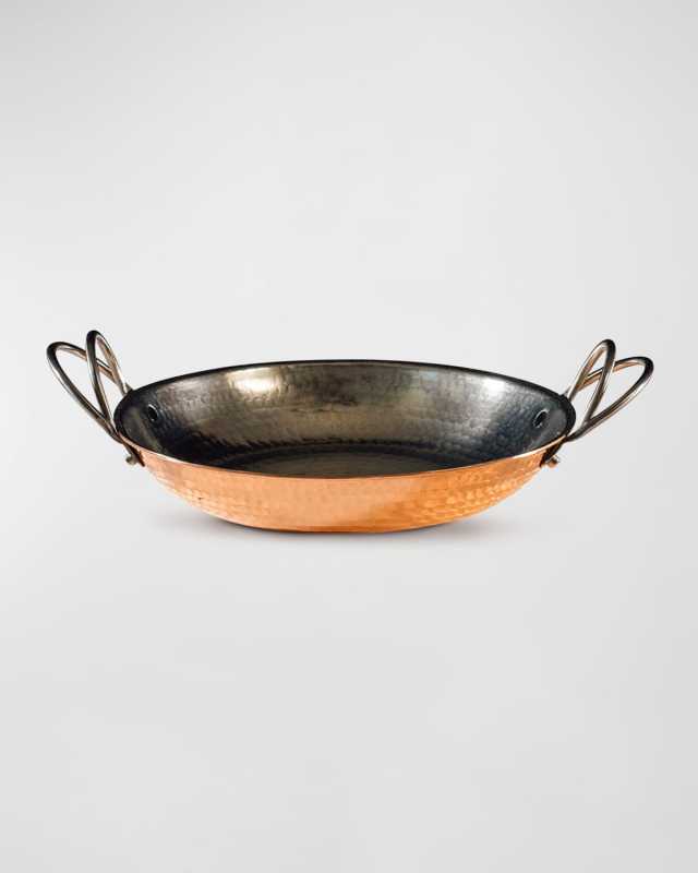Copper Paella Pan, 8"Dia.