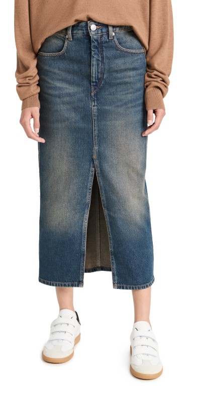 Isabel Marant Julicia Skirt Faded Blue