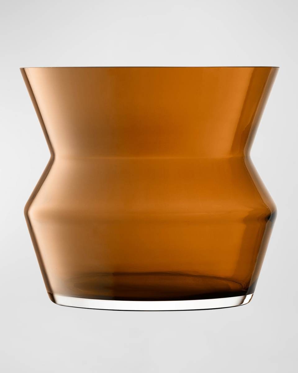 Sculpt 9" Vase/Lantern, Clear