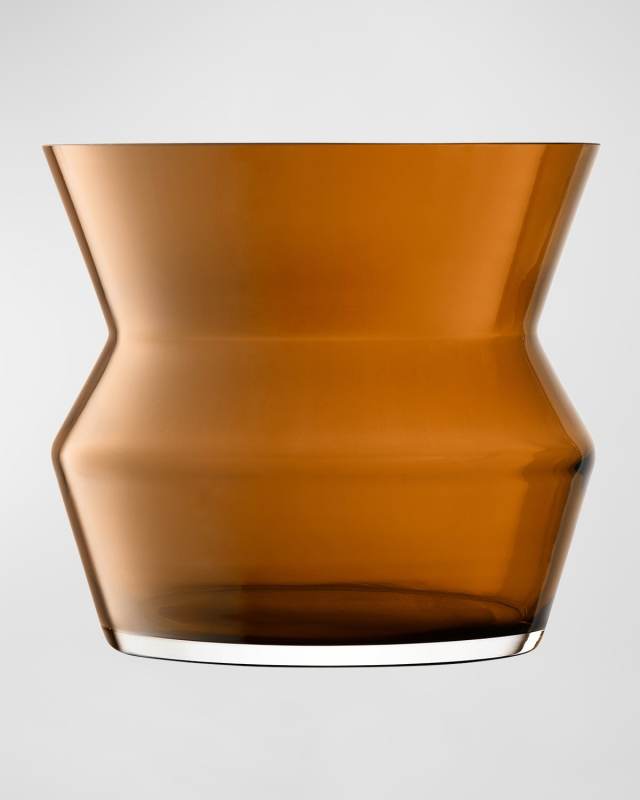 Sculpt 9" Vase/Lantern, Clear