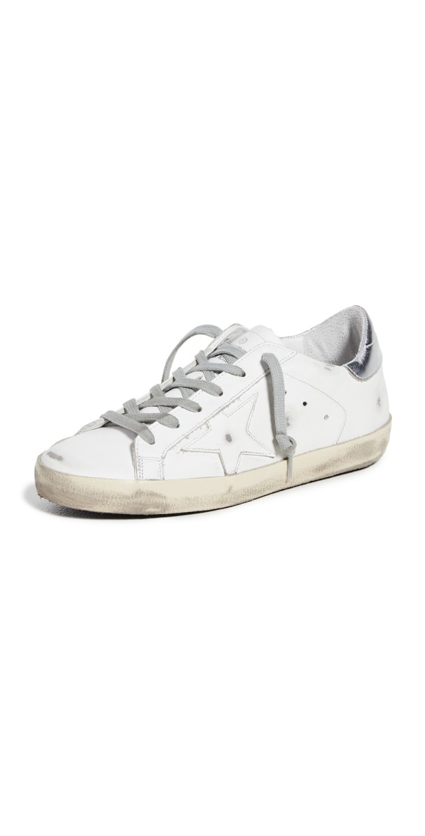Golden Goose Superstar Sneakers White/Silver