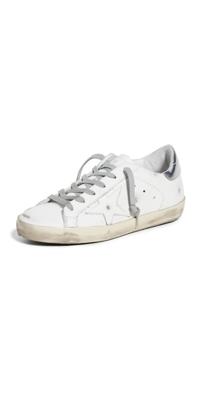 Golden Goose Superstar Sneakers White/Silver