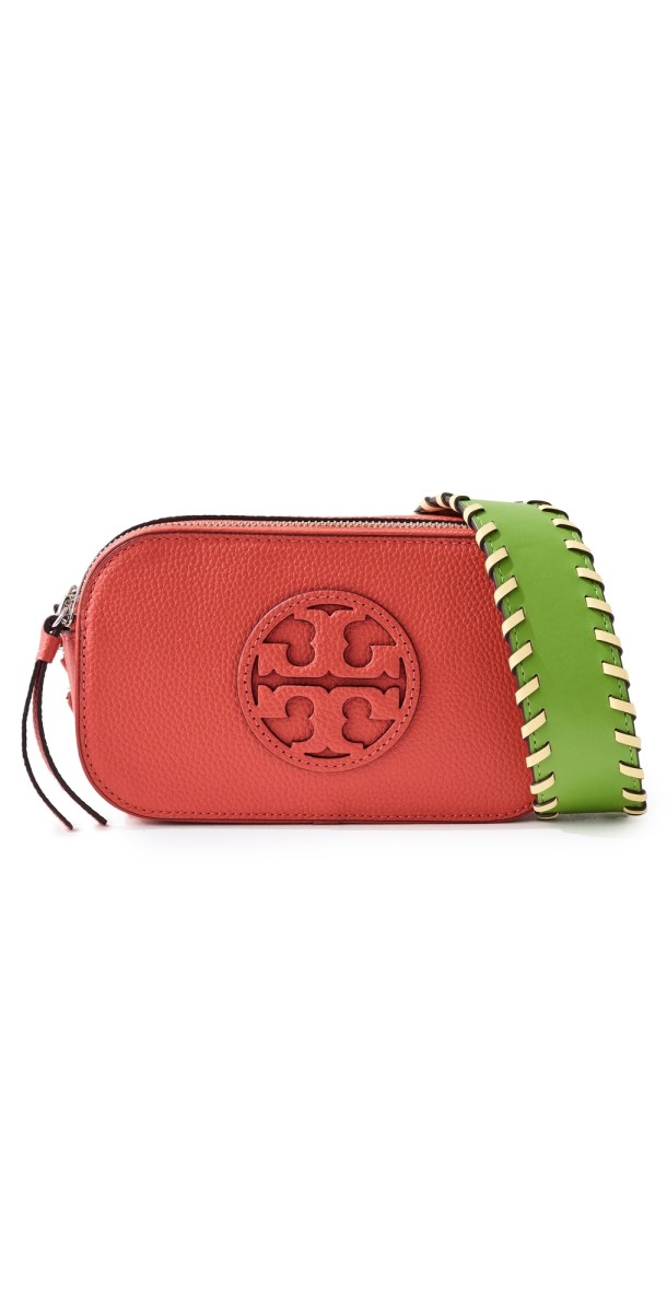 Tory Burch Miller Mini Crossbody Bag Poppy Red
