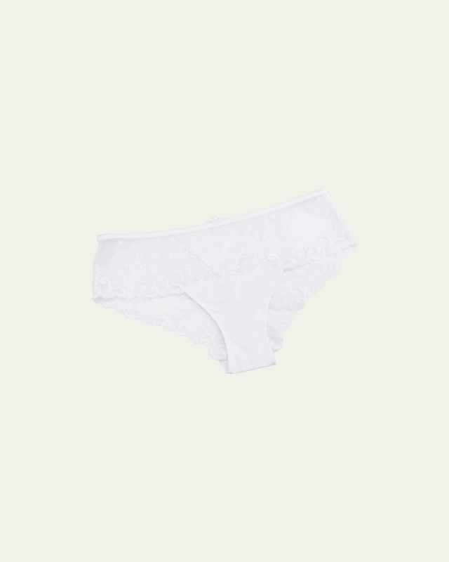 Delice Floral-Embroidered Boyshorts