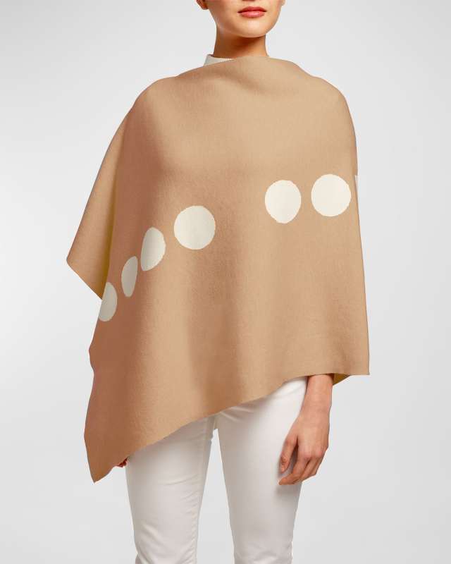Reversible Morse Code Hug Poncho