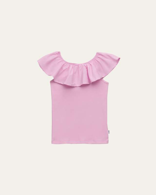 Girl's Reca Ruffle Tank Top, Size 3T-6