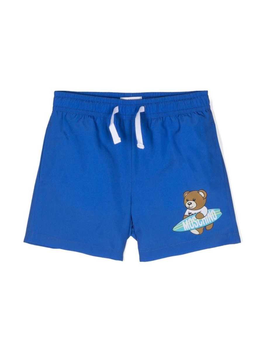 Teddy Bear-print swim shorts