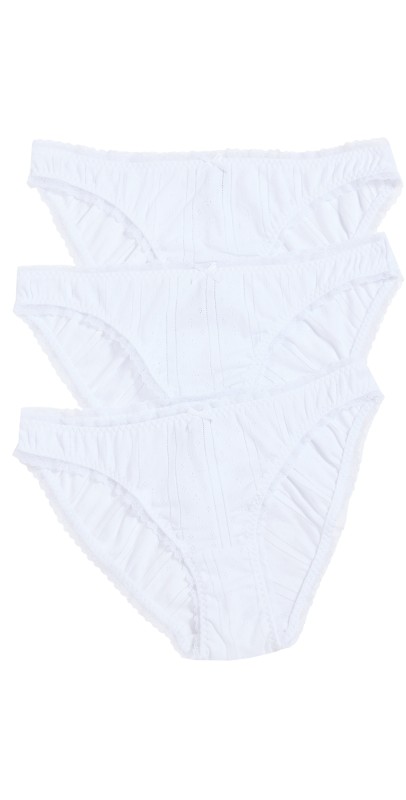 COUCOU The Low Rise 3 Pack White
