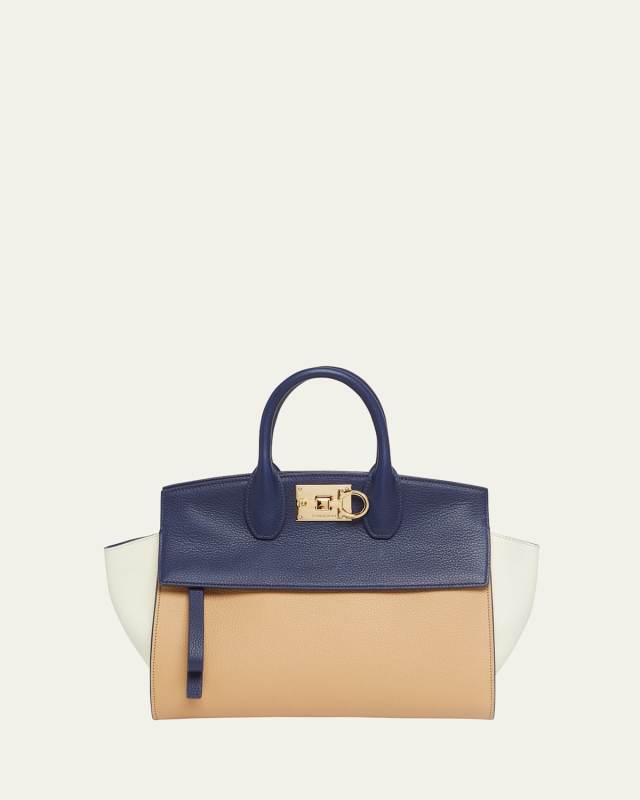 The Studio Colorblock Top-Handle Bag
