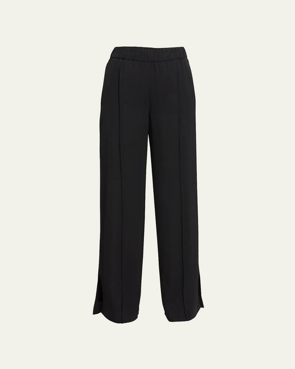 Cruise Slit-Cuff Straight-Leg Pants