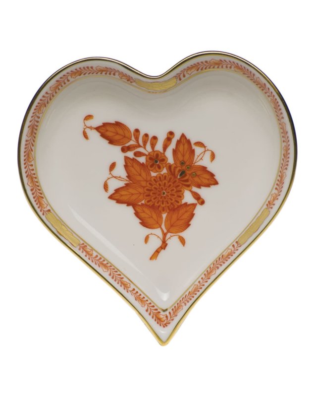 Chinese Boutique Rust Small Heart Tray