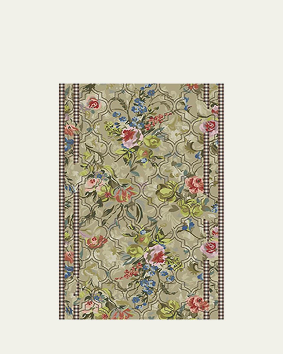 Field Study Floral Rug, 5' x 8'