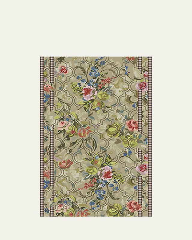 Field Study Floral Rug, 5' x 8'