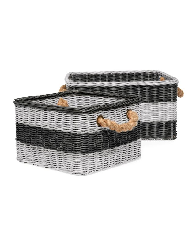 Nantucket Nested Storage Baskets, Set of Two