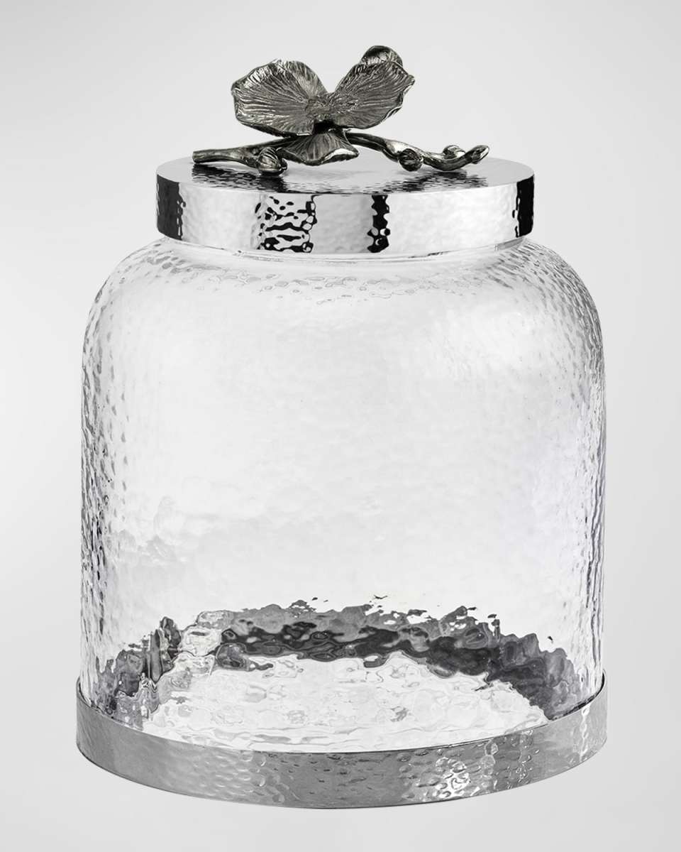 Black Orchid Cookie Jar