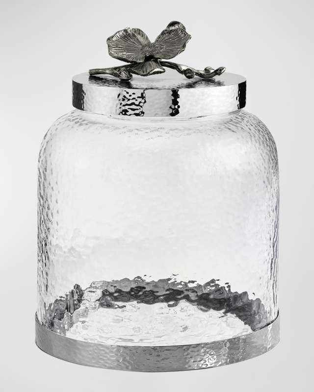 Black Orchid Cookie Jar
