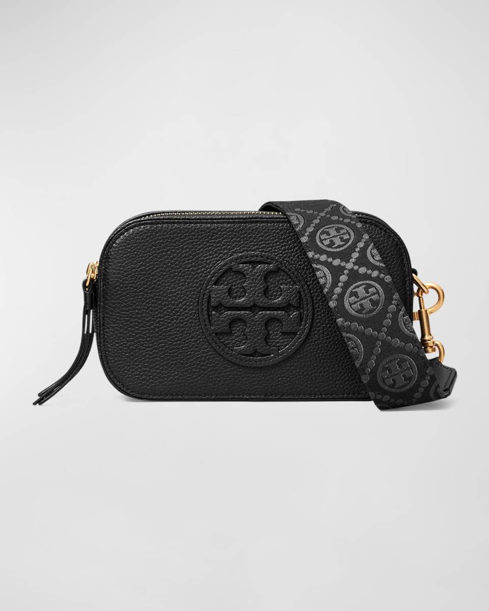 Miller Mini Double Zip Leather Crossbody Bag