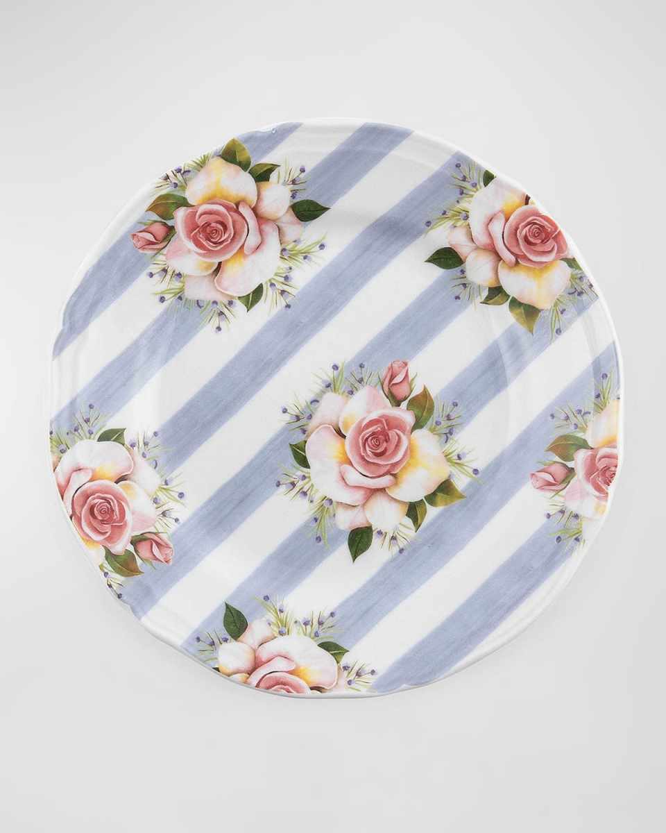 Wildflowers Dessert Plate, Green