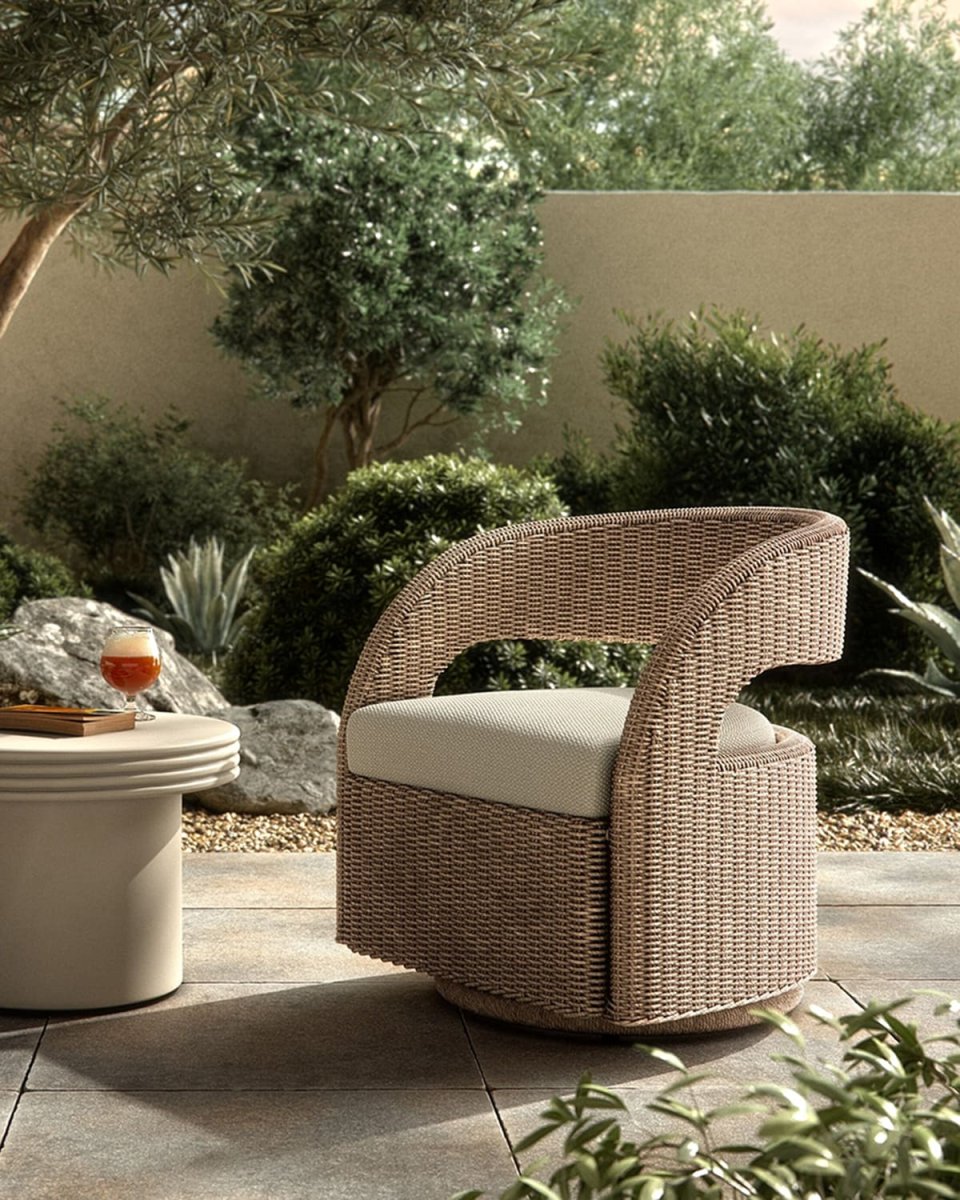 Hawkins Outdoor Swivel Chair