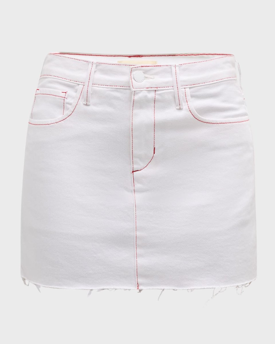 Paris Denim Mini Skirt