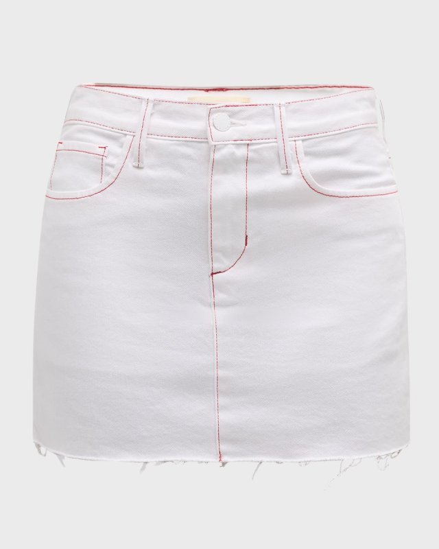Paris Denim Mini Skirt