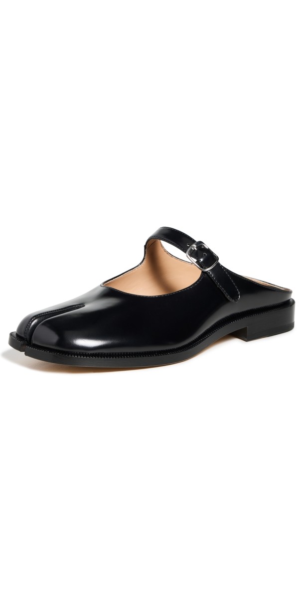 Maison Margiela Tabi City Mary Jane Mules Black