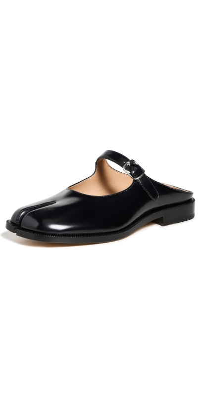 Maison Margiela Tabi City Mary Jane Mules Black