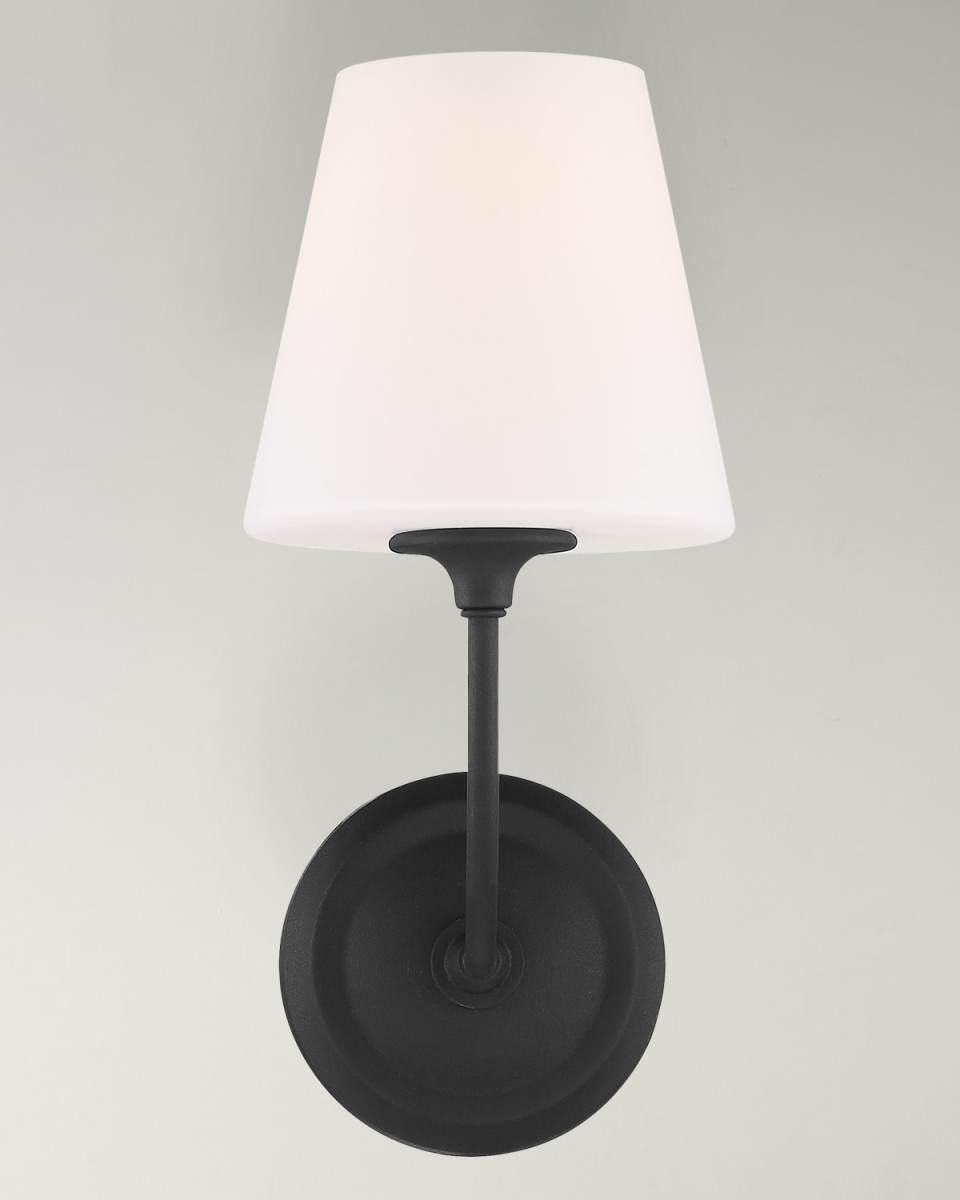 Sylvan 1-Light Black Forged Wall Mount