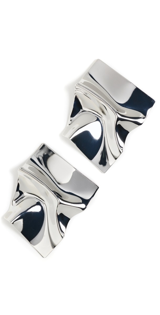 SHASHI Carre Earrings Silver