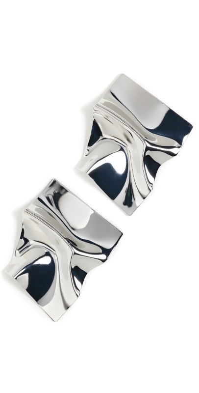 SHASHI Carre Earrings Silver